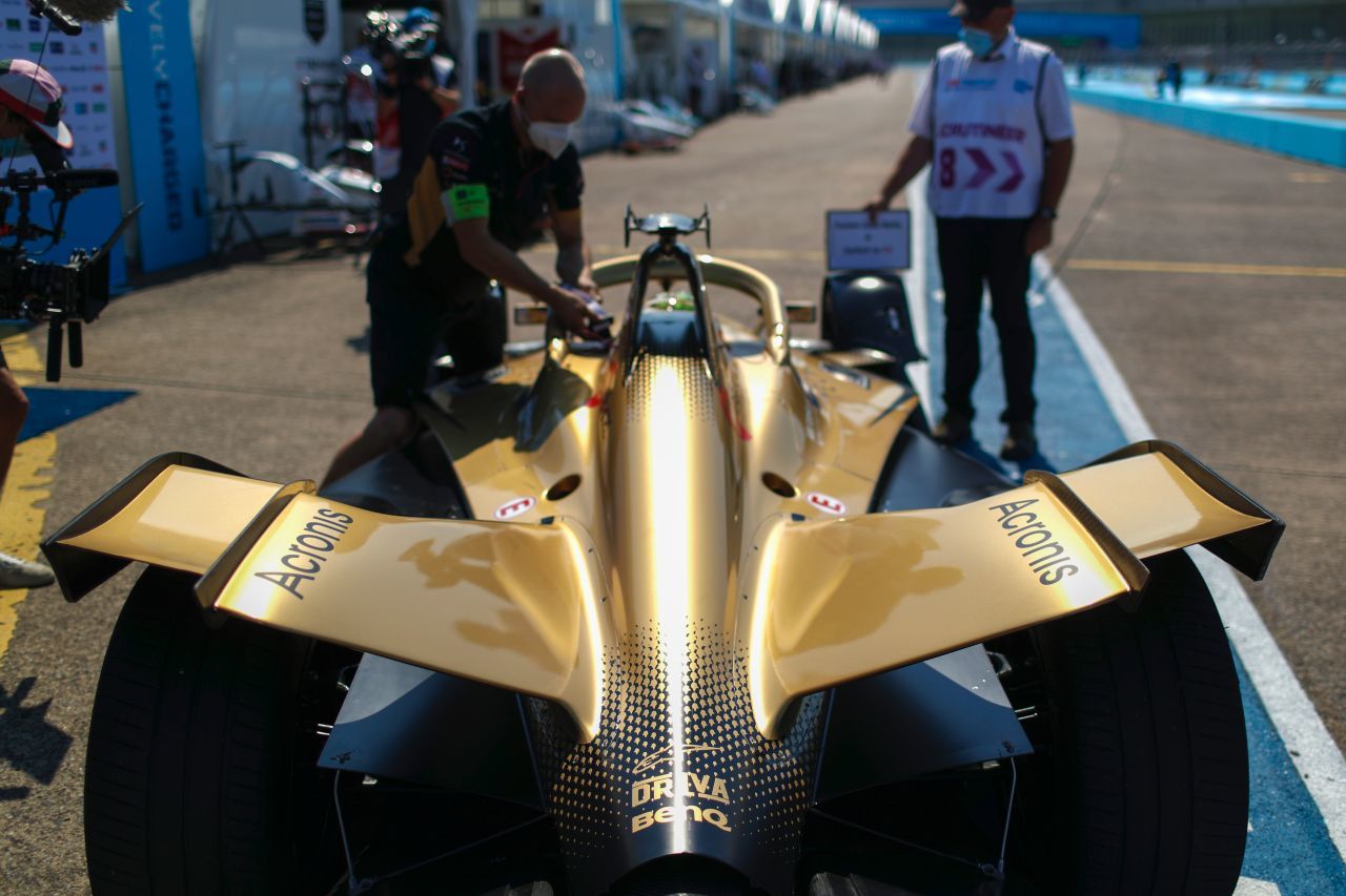 Symbolbild einer historischen Saison: DS Techeetah wurde von der hochkarätigen Konkurrenz zu oft nur von hinten gesehen.