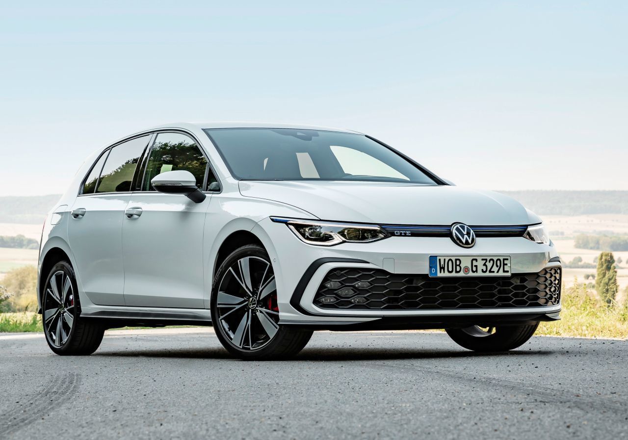 Plug-In-Hybrid Golf GTE mit 245 PS und bis zu 80 Kilometern rein elektrisch zurücklegbarer Reichweite.