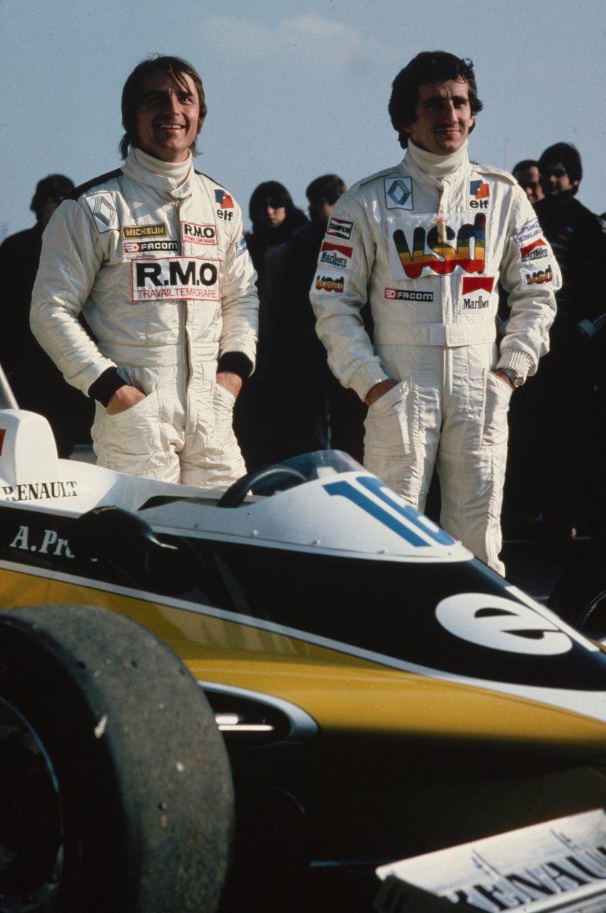 Rene Arnoux und Alain Prost fuhren zwei Jahre gemeinsam für Renault – es endete in einem Stallkrieg.