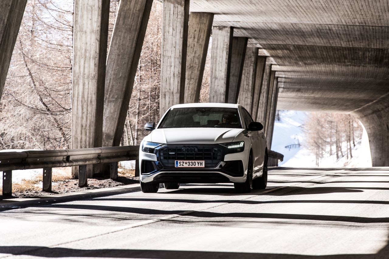Mit seinem Audi Q8 ist Tom Klocker in ganz Europa unterwegs – zumindest in normaleren Zeiten.