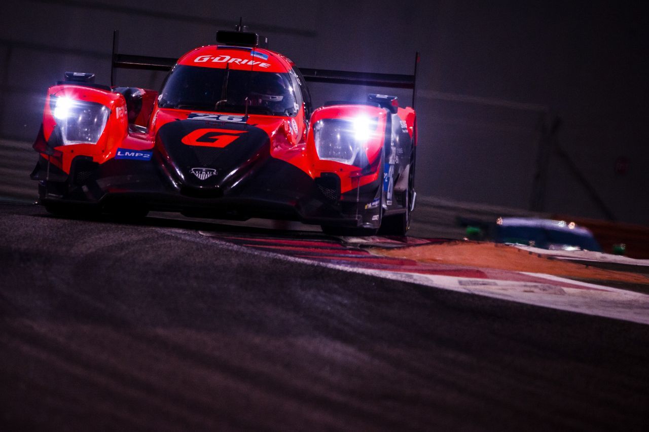 Die große Nacht. Ferdinand Habsburg, Rene Binder und Yifei Ye (#26) sichern sich in Abu Dhabi den Titel in der Asian Le Mans Series.