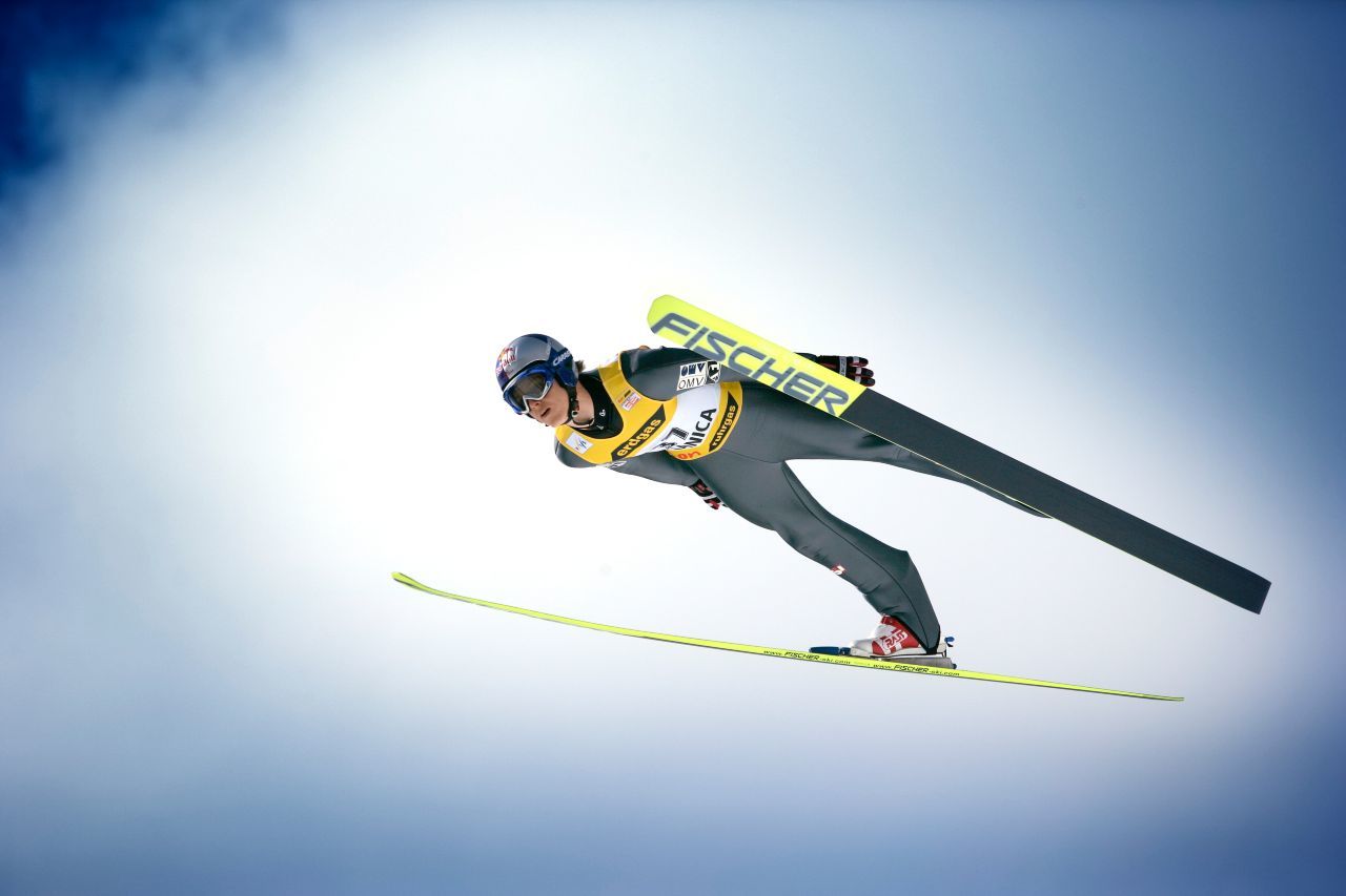 Thomas Morgenstern in den Lüften: der Kärntner ist einer der erfolgreichsten Skispringer der Geschichte.