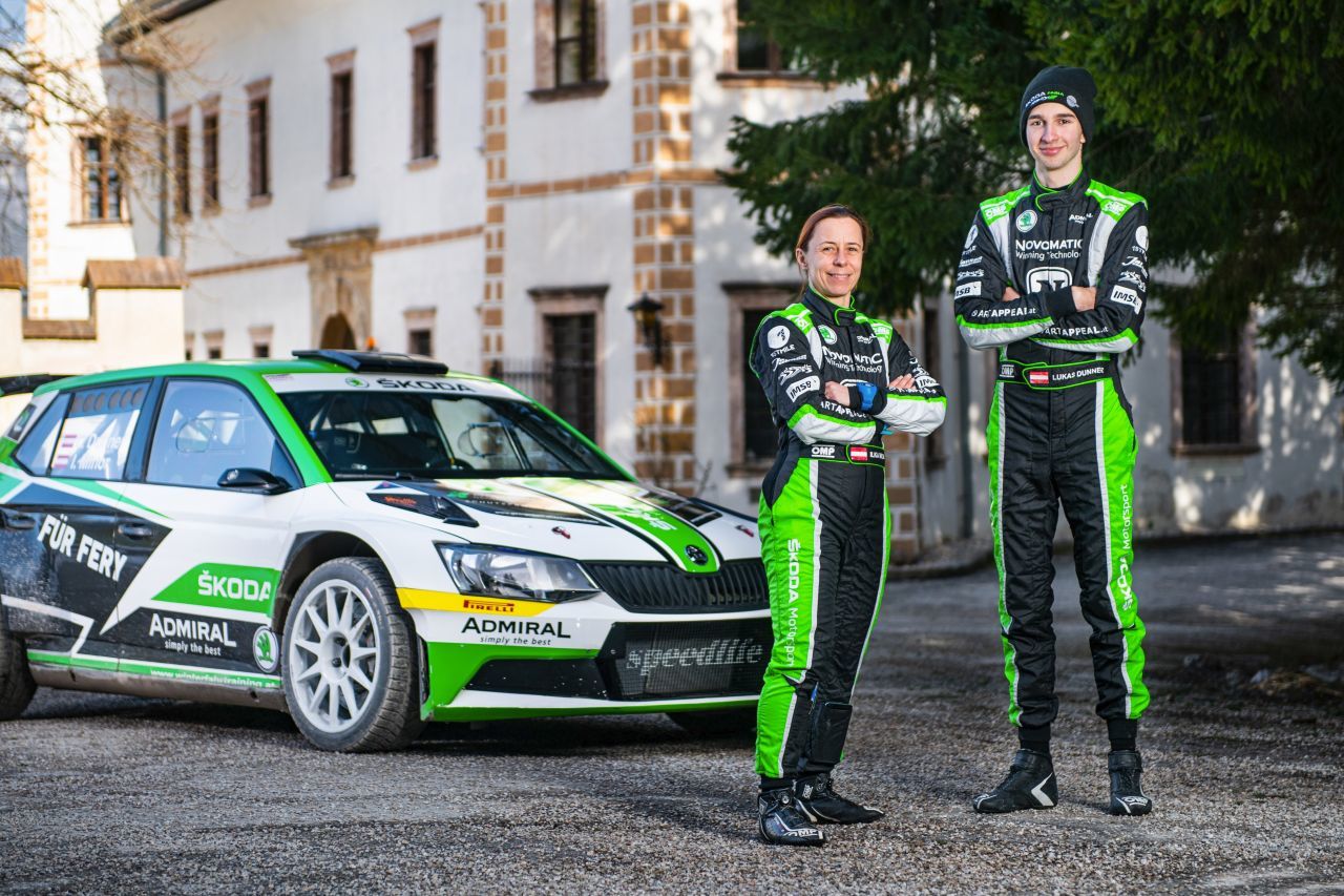 Rundstrecken-Hoffnung Lukas Dunner startet bei der Rallye mit Weltklasse-Unterstützung in Person von Ilka Minor.