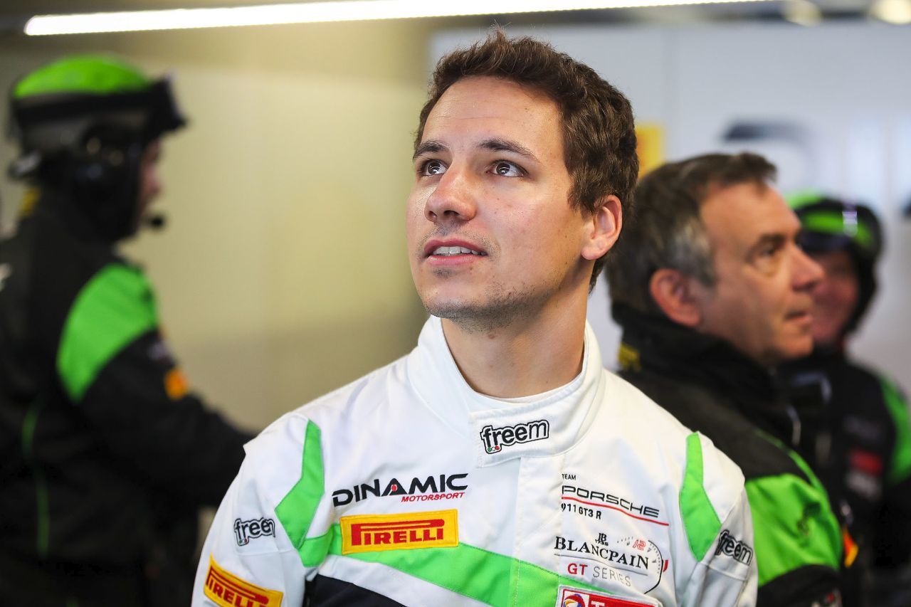 Der Pilot des Porsche-Kundensportprogramms ist für seine Konstanz bekannt: Klaus Bachler, in Monza bei Dinamic unterwegs.