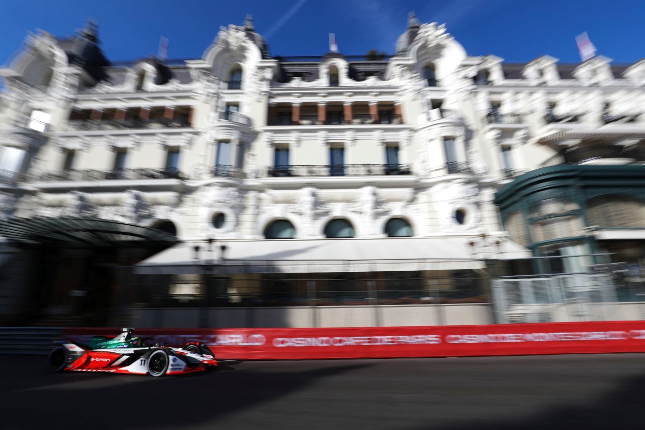 Die atemberauende Kulisse von Monte Carlo: 15 Tage vor der Formel 1 fuhr die Formel E im Fürstentum.