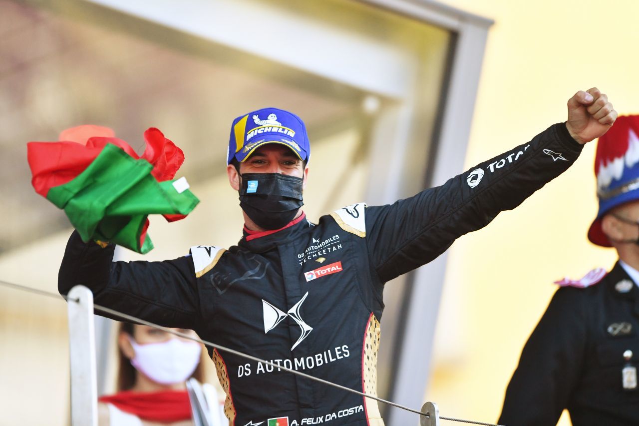 Antonios Traum ist in Erfüllung gegangen: der regierende Meister der Formel E hat erstmals ein Formel-E-Rennen mit WM-Rang gewonnen.