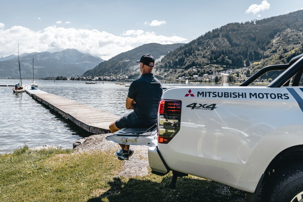 Pickup L200 von Mitsubishi unterwegs (im Bild Hans-Peter Steinacher).