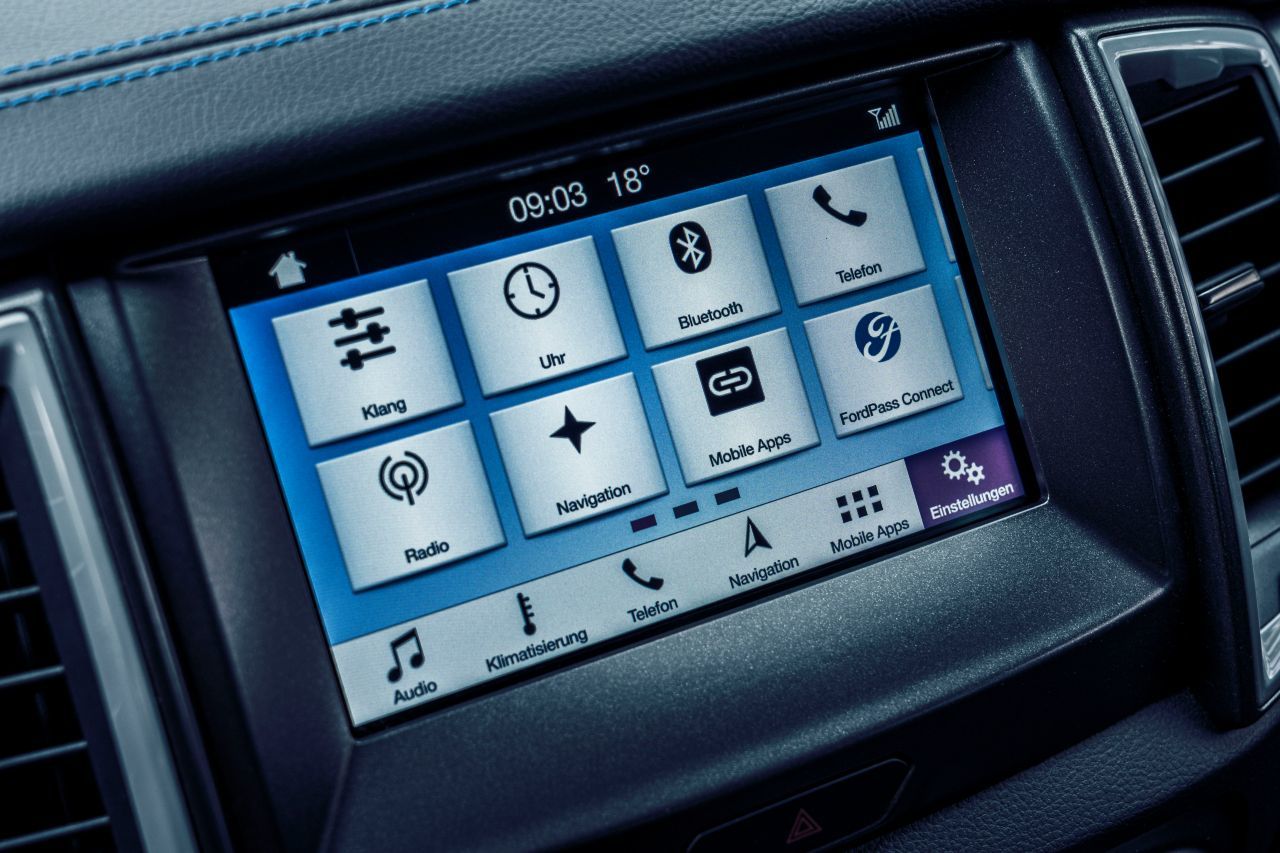 8-Zoll-Touchscreen mit dem schnellen, logischen SYNC 3-System.