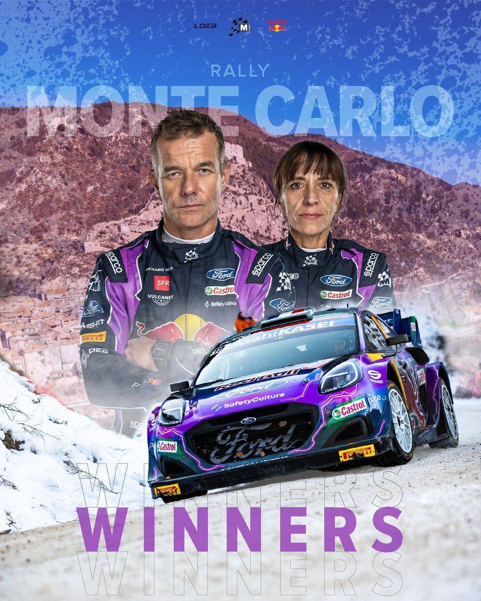Loeb/Galmiche gewinnen die 90. Rallye Monte Carlo.