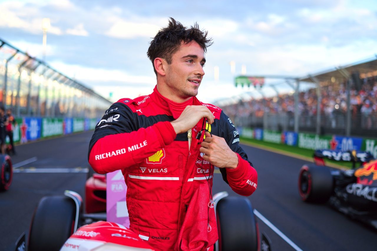 Charles Leclerc holte sich in Melbourne den ersten 