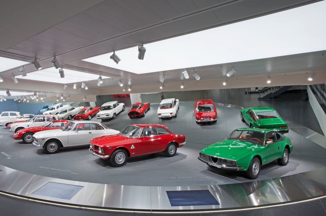 Museale Attraktion: Das Œuvre von Alfa Romeo.