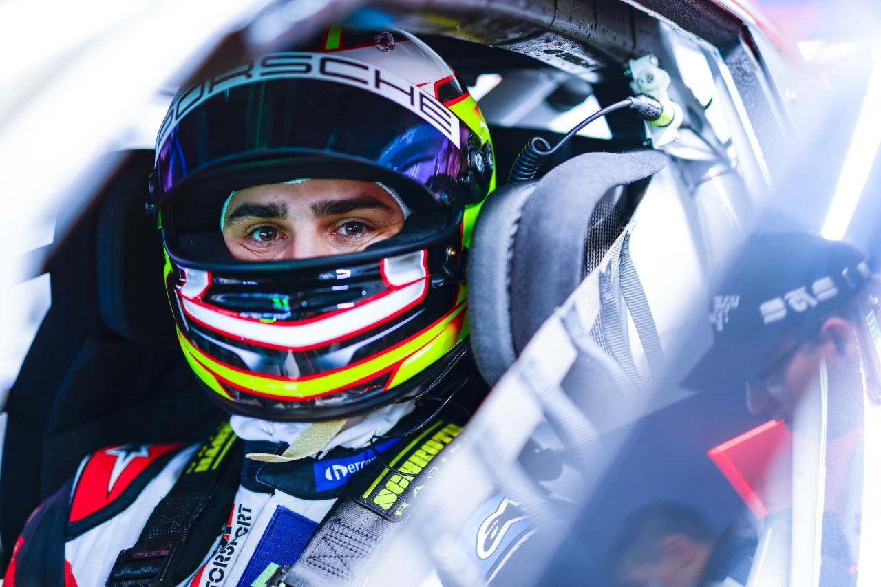 Bereit: Thomas Preining. Im zweiten Training in Portimao wurde der Linzer starker Zweiter.