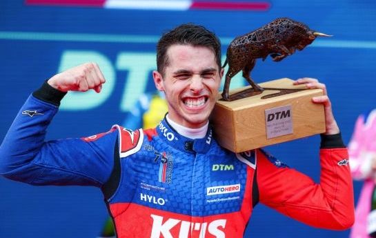 DTM: Thomas Preining gewinnt als erster Österreicher ein Heimrennen – und ist nun wie Auer und Bortolotti voll im Titelrennen. - Österreicher-Party in Spielberg