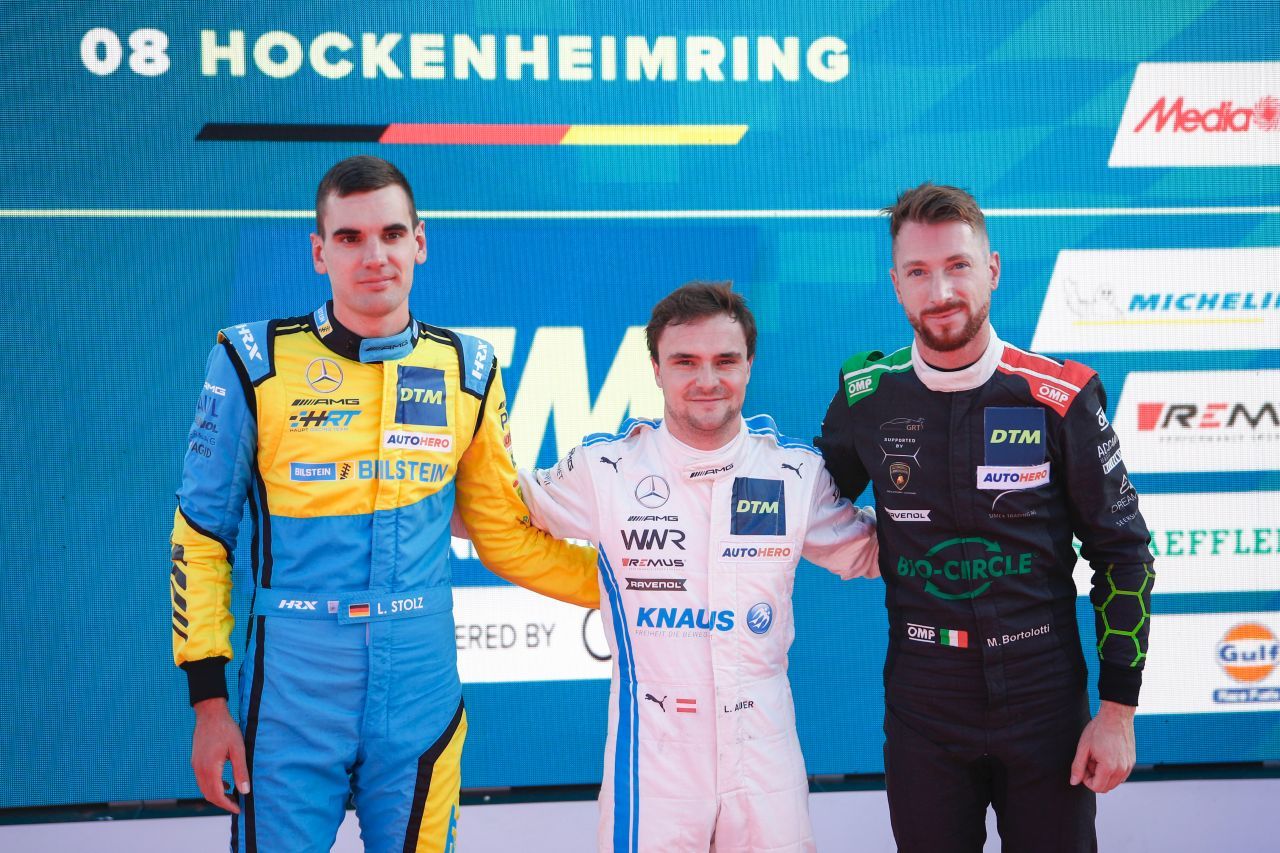 Stolz, Auer, Bortolotti: Sie gehen von den ersten drei Plätzen in das erste Hockenheim-Rennen. Den Livestream finden Sie im Text.