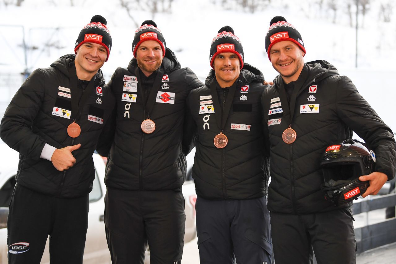 Derzeit ist das Team von Treichl in Lake Placid im Eiskanal unterwegs. Dort gab es eben die Bronze-Medaille bei der Anschieber-WM.