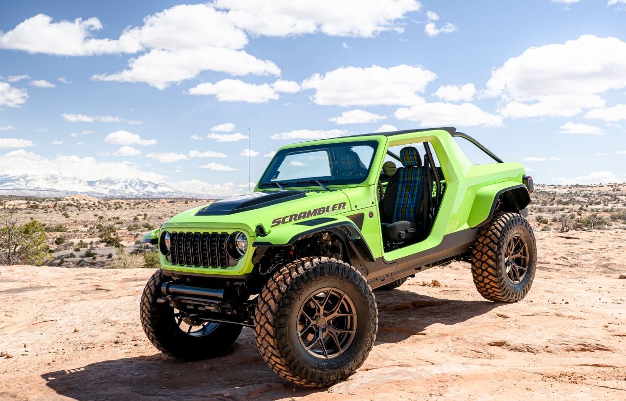 Jeep Scrambler 392 Concept: Ein Auto das „alternative Karosserieformen“ auslotet, erklärt Designchef Mark Allen den Offroad-Pick-up.