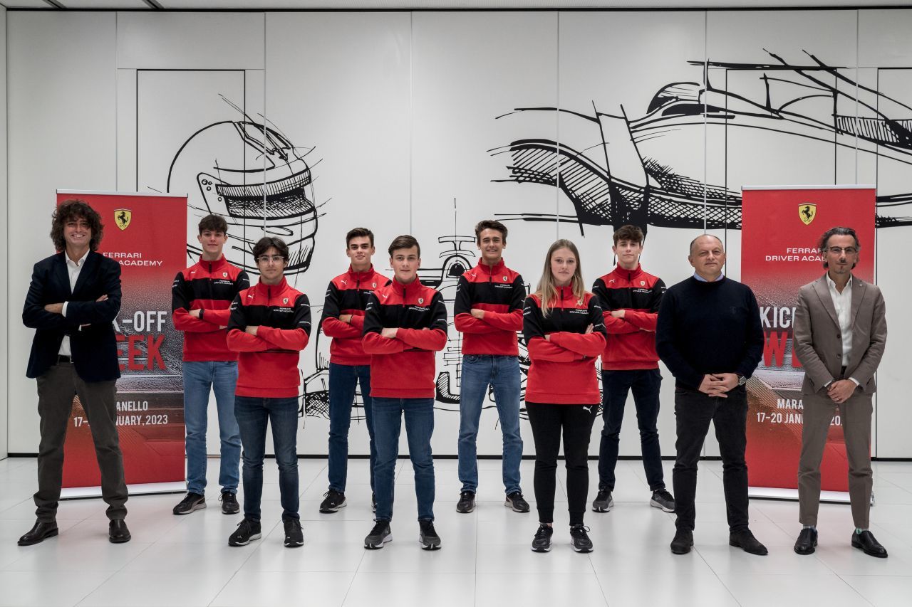 Die Ferrari-Akademie 2023.