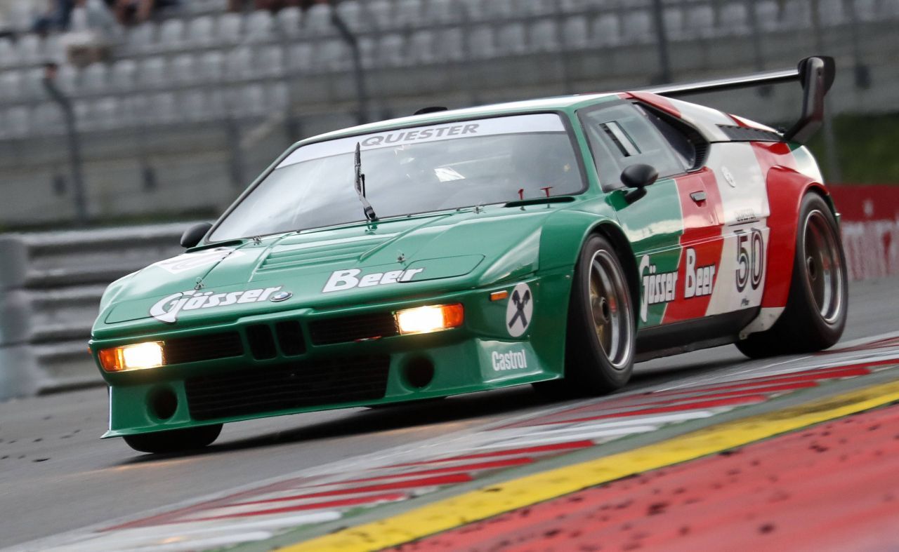 Dieter Quester im Gösser-BMW M1.