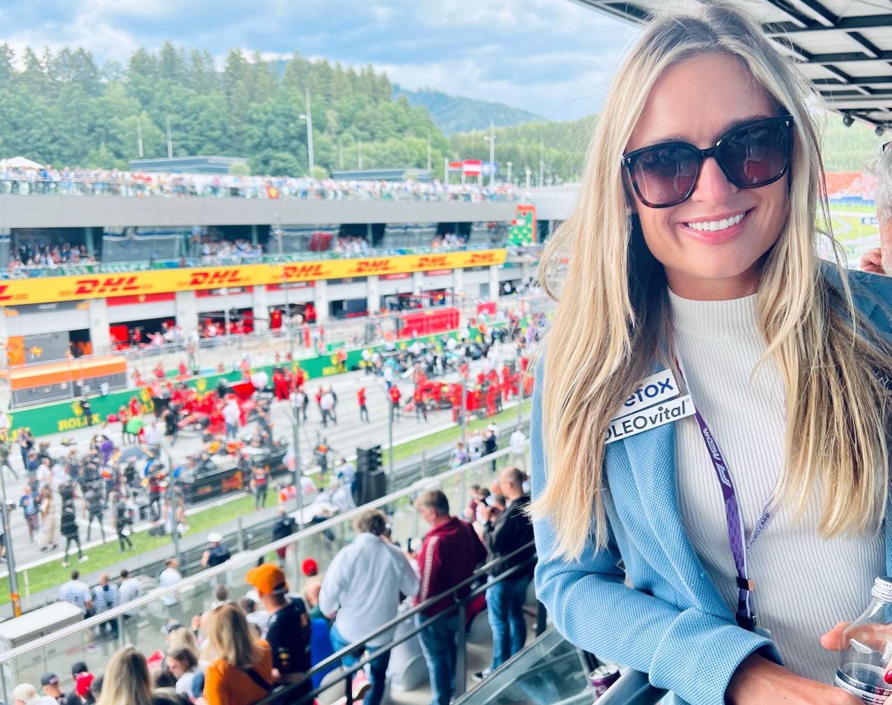 Die nicht immer stille Beobachterin: Corinna Kamper gehört zum Formel-1-Team des ORF. Vor allem an diesem Wochenende in Spielberg.