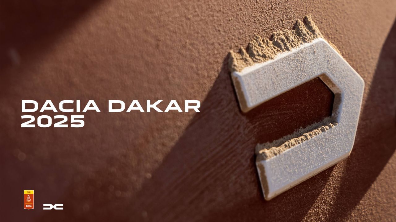 Mit diesem Bild gibt Dacia den Einstieg in die Dakar-Szene bekannt.