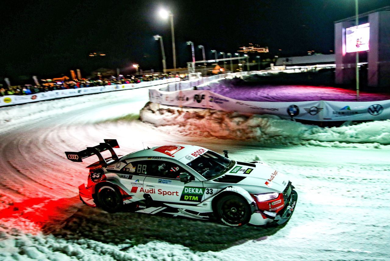 … und es gibt Showläufe von Rennwagen verschiedenster Klassen und Dekaden – darunter aktuelle DTM-, Formel E-, Rallyecross- und Formel 1-Modelle.