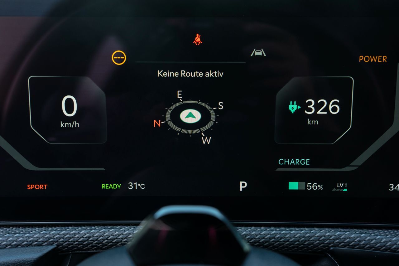 Niedriger Verbrauch, hochgerechnet 600 bis 650 Kilometer Reichweite.