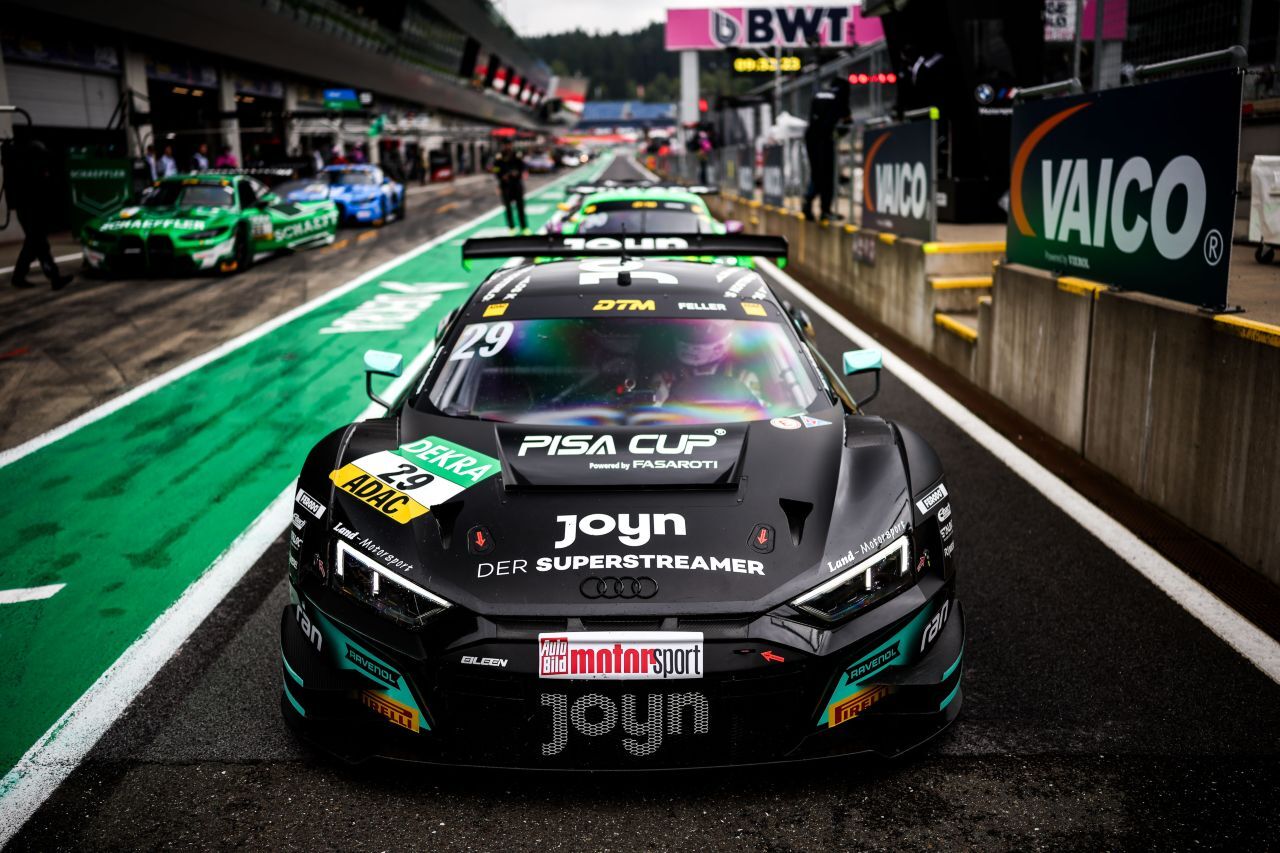 Der letzte Audi der DTM erobert Herzen und Punkte: der Joyn-Wagen von Sonntag-Sieger Ricardo Feller.