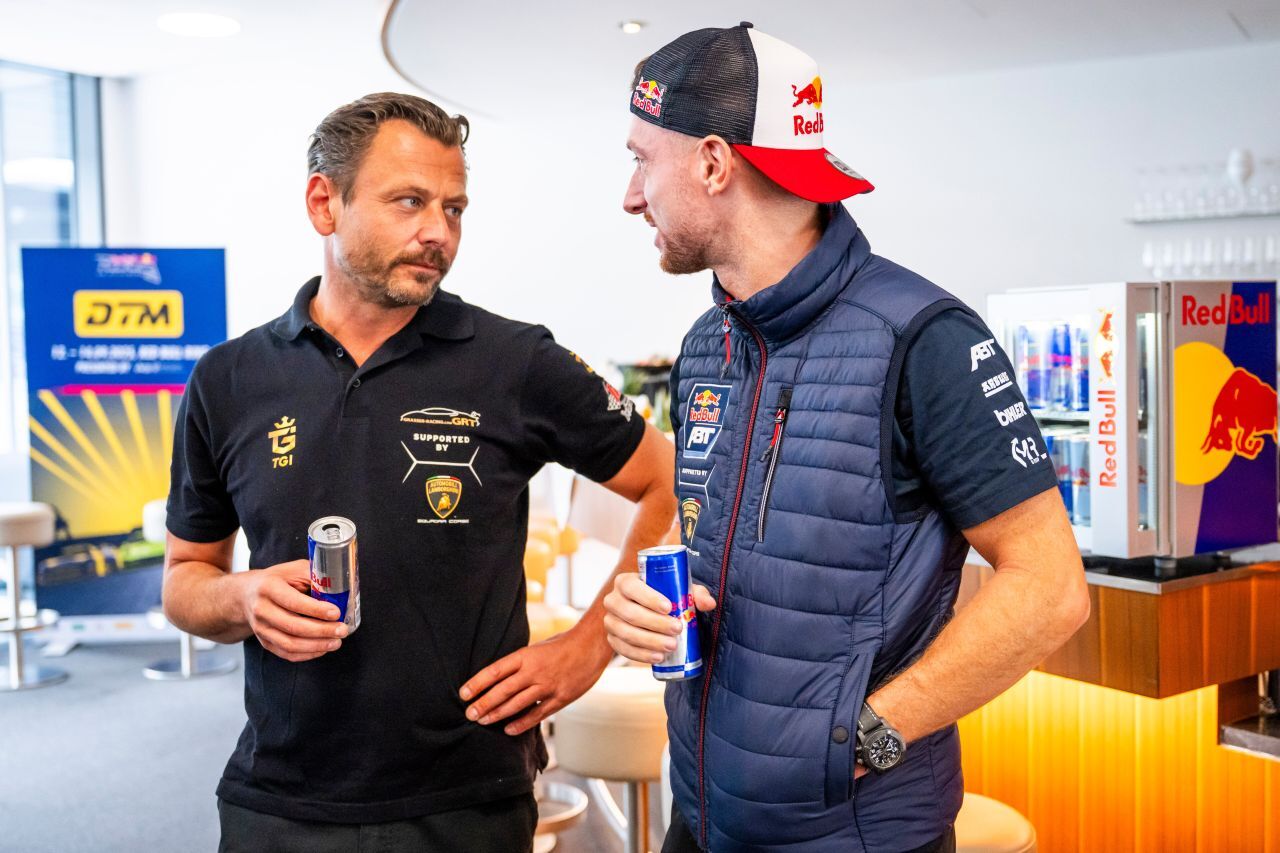 Mirko Bortolotti mit Gottfried Grasser, in dessen Team er von Daytona bis Spa große Erfolge feierte.
