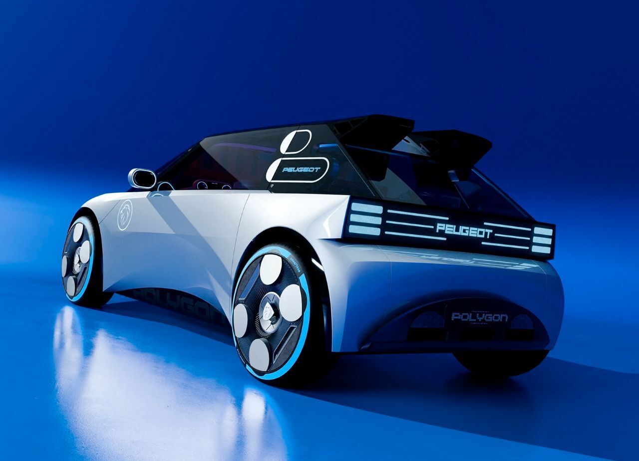 Das kantige Heck des Polygon Concept mit seinen unglaublich knackigen Proportionen – würde einen wahnsinnig gutaussehenden Serien-208er ergeben.