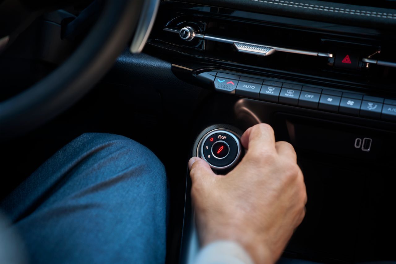 Der Fahrdynamikregler, der für die Wahl des Fahrmodus zuständig ist.