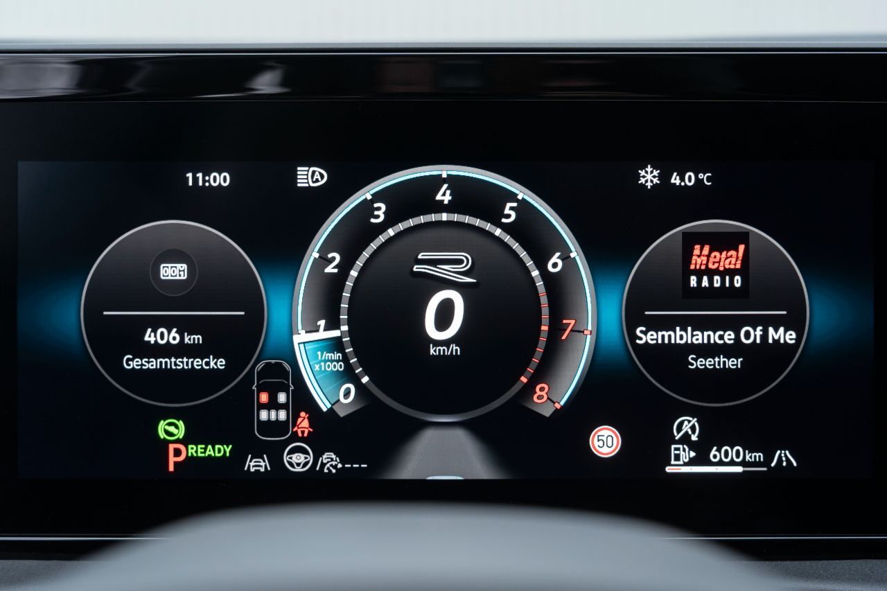 Fahrer-Display-Layout: wahlweise dezenten (wie im Bild) oder umfassend.