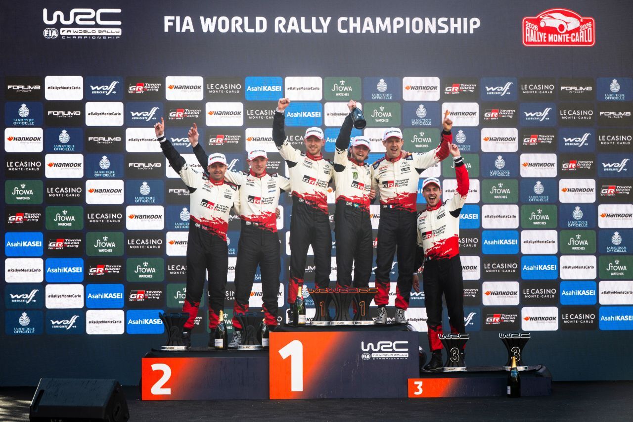 Sechsmal Toyota am Podium.