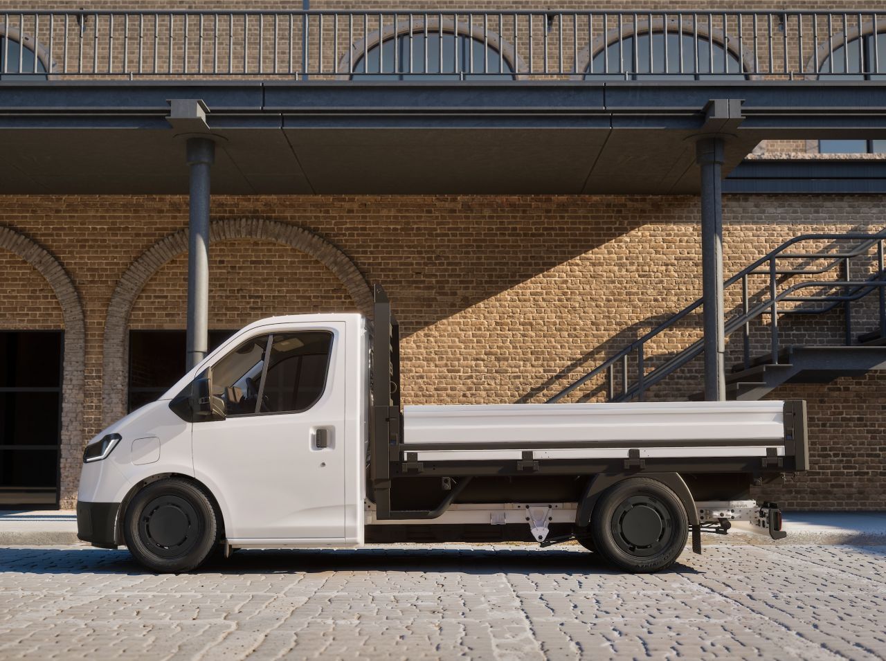 Erstmals in dieser Klasse gibt es auch ein Fahrgestell mit Einzelkabine für vielfältige Umbauten.