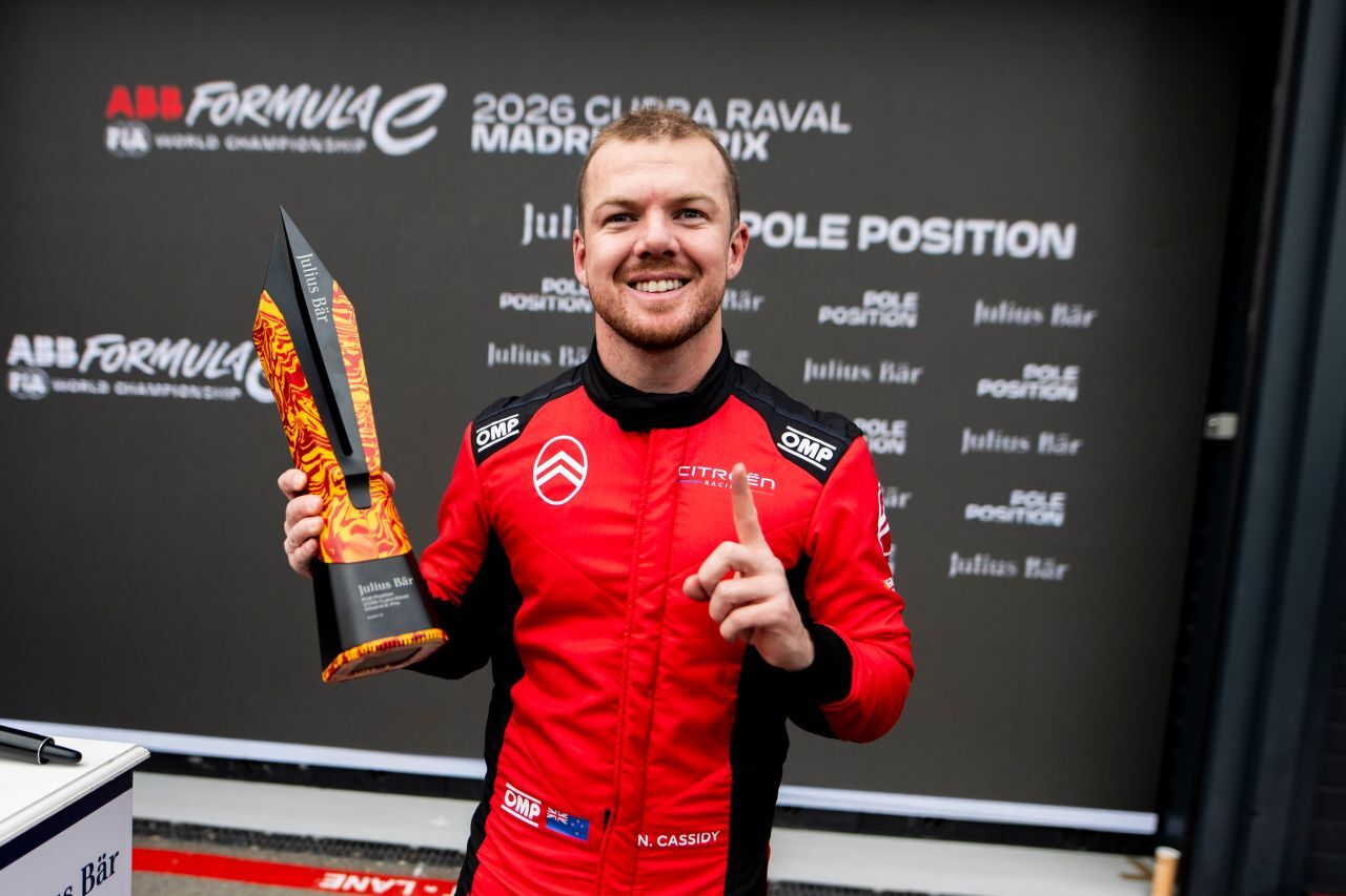 Nick Cassidy bei seinem ersten Sieg für Citroen in der Formel E...