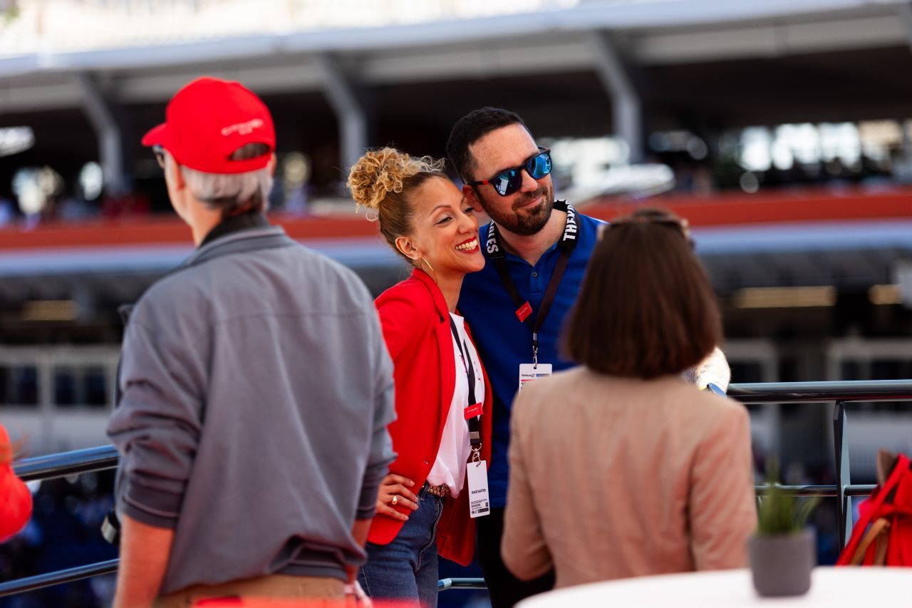 Glamour im Motorsport: Bilder aus dem Backstage-Bereich von Citroen Racing.