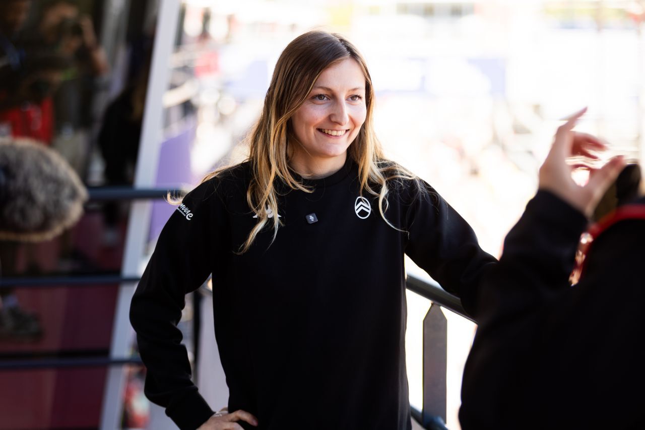 Im Blickpunkt: Dorien Pin, die neue Entwicklungsfahrerin von Citroen Racing.