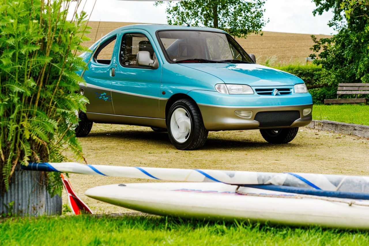 Studie Berlingo Coupé de Plage, eine Art Freizeit-Pick-up für Surfer.