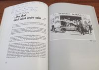 Kapitel über Gartners Formel-1-Zeit und das legendäre Rennen in Imola 1984 – mit Widmung von Manager und Buch-Herausgeber David Gulda.