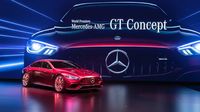 Das AMG GT Concept zeigt sehr konkret, wie ein viertüriges Coupé aussehen wird, dass den Panamera ärgern soll. Die Felgen dürften die Mercedes-Designer aber beim Tuner bestellt haben.