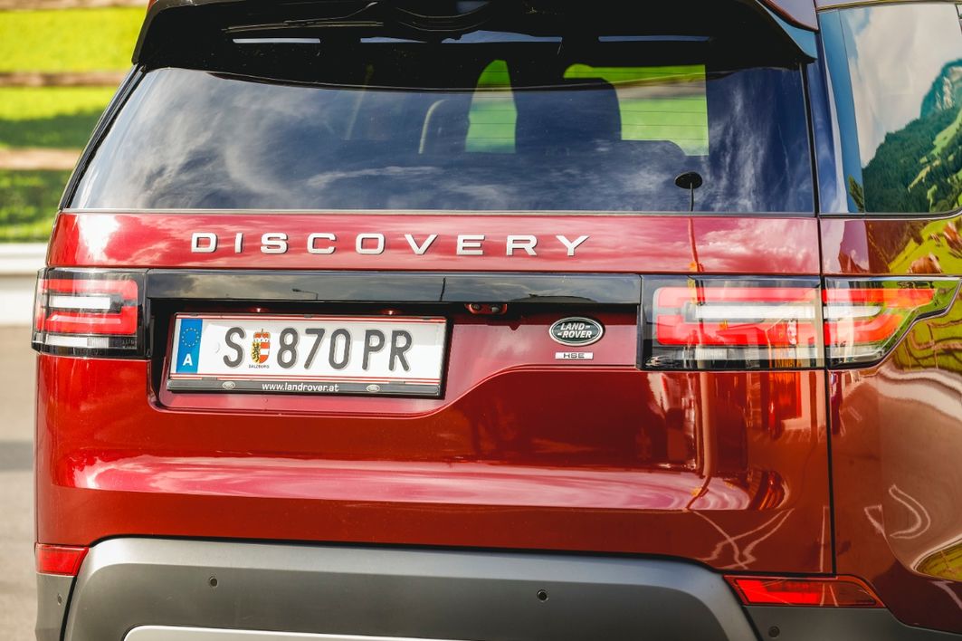 Land Rover Discovery Nummernschild Autokennzeichen vorn
