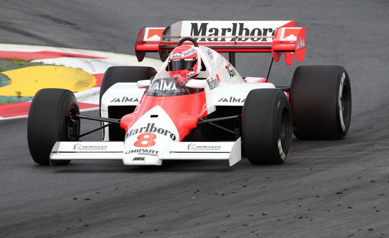 ...im McLaren, mit dem er 1984 Weltmeister wurde...