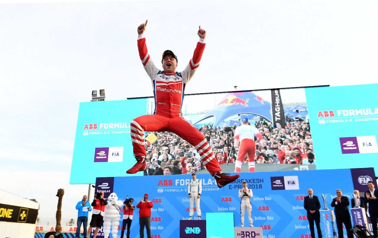 Felix ist im Glück! Der 26-jährige Schwede Felix Rosenqvist feierte in Marokko seinen zweiten Saisonsieg im erst dritten Rennen.