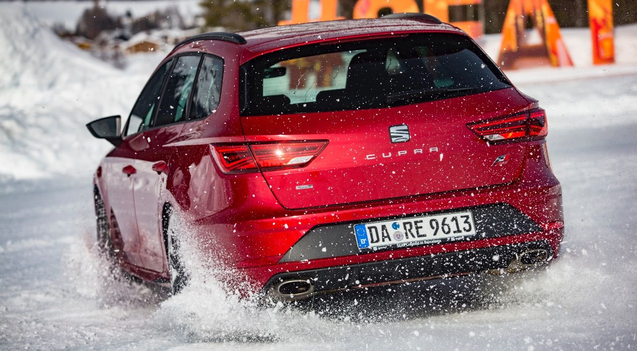 Seat bietet 4Drive für den Leon ST Cupra (300 PS; imBild) an, aber auch für den „normalen