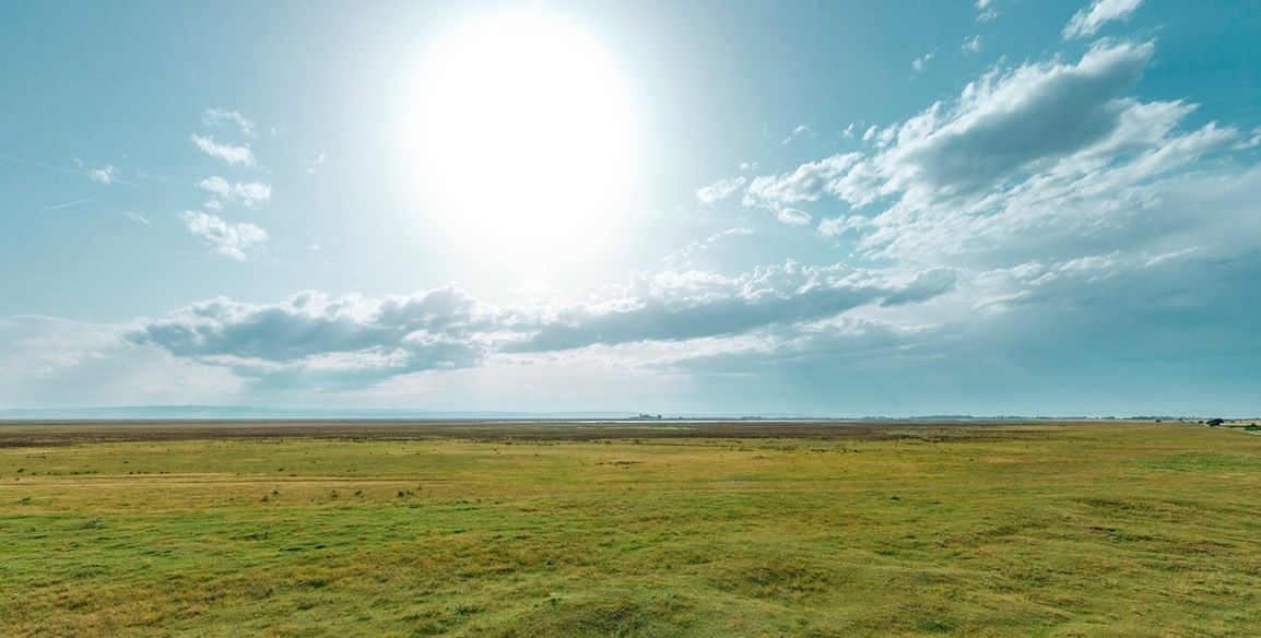 Eine Steppe wie man sie eher in Afrika verorten würde.