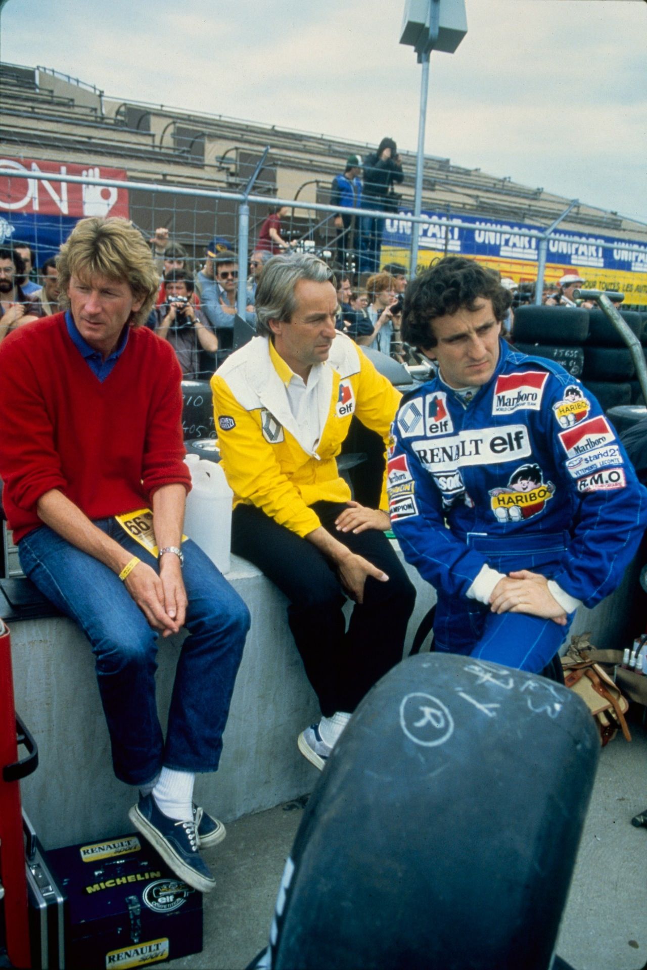 Jabouille mit Nachfolger Prost.