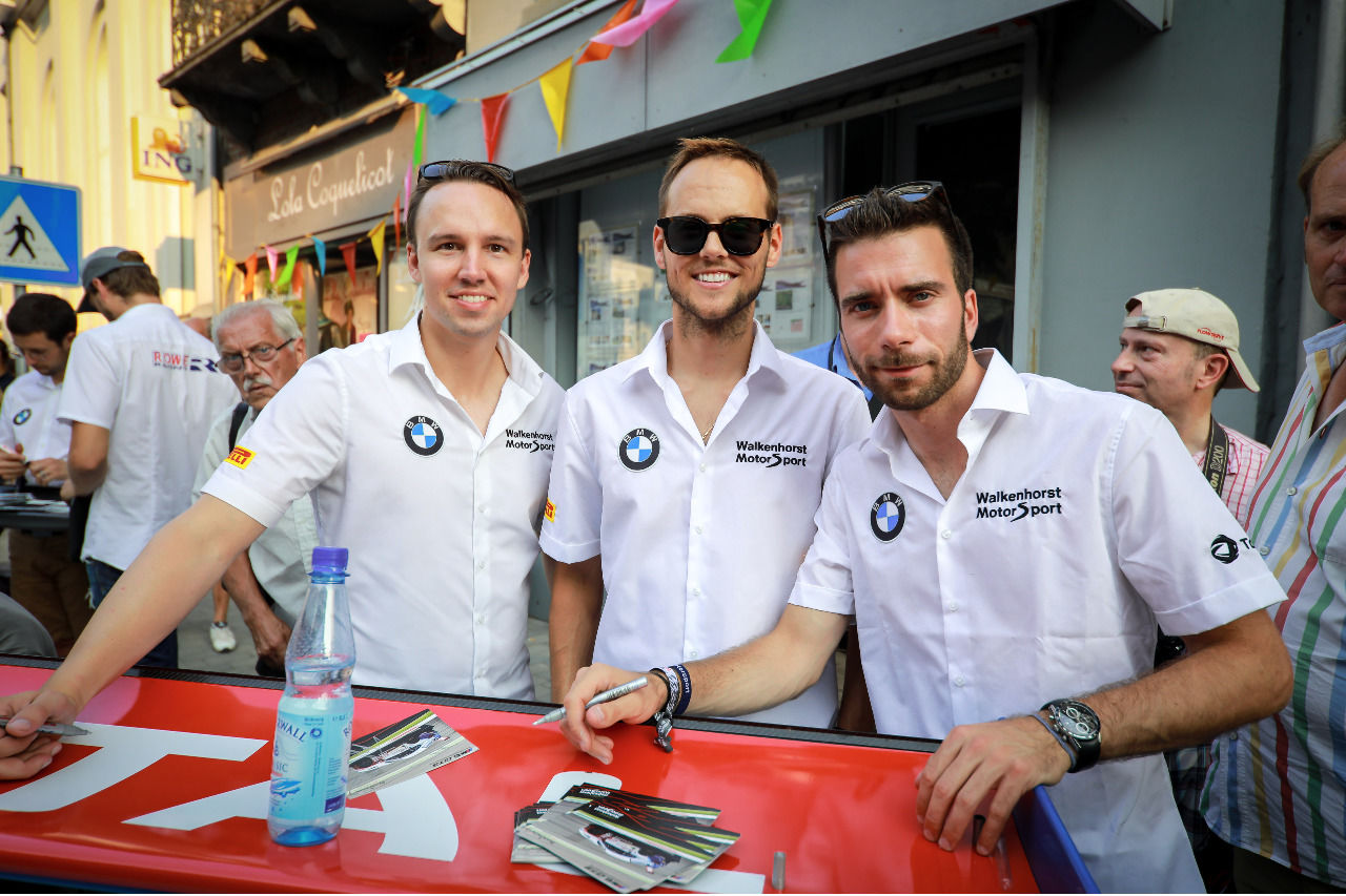 Die Sieger:  Christian Krognes, Tom Blomqvist, Philipp Eng (BMW Team Walkenhorst)