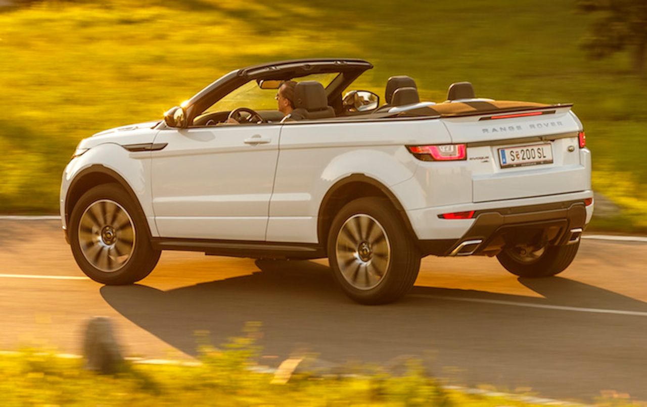 Für die echten Sonnenseiten des Lebens: Das Range Rover Cabrio ist auch ein perfekter Strandbuggy für Ibiza und Co.