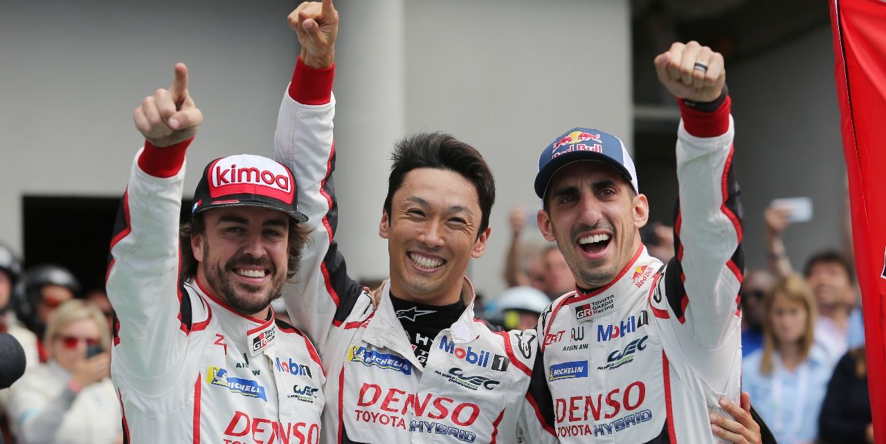 Der geplante Sieg: Le Mans mit Nakajima und Buemi. Der Makel: es gab eigentlich gar keine Gegner.