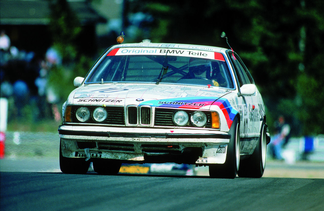 1986 als Sieger im 24-Stunden-Rennen von Spa im BMW635Csi