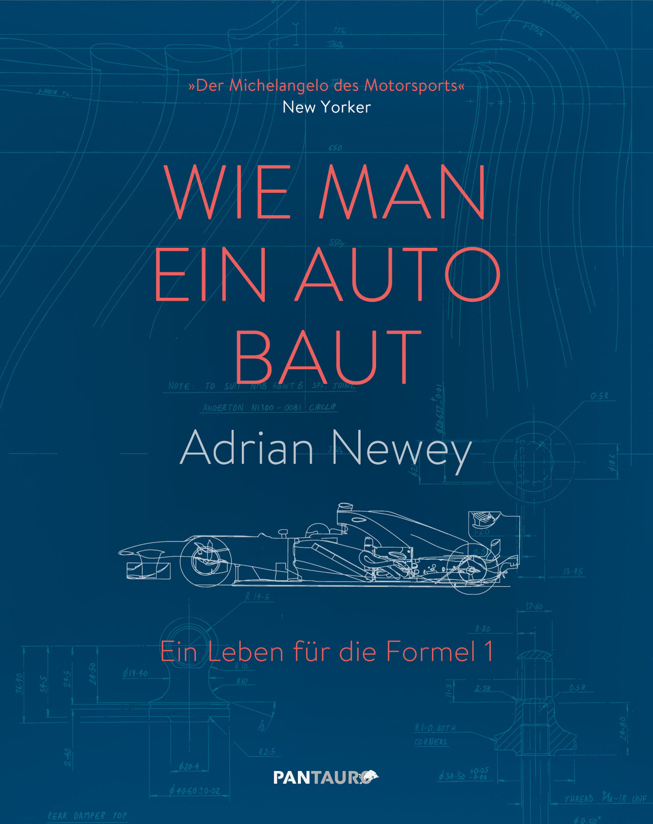 WIE MAN EIN AUTO BAUT - EIN LEBEN FÜR DIE FORMEL 1. Das Buch von Adrian Newey ist im Pantauro-Verlag erschienen. Auf aufregende und anregende Weise erzählt Newey die Geschichte seiner Autos - und die der Menschen, die sie fuhren. Ein großartiges Standardwerk über die moderne Formel 1, geschrieben mit den Worten des erfolgreichsten Formel-1-Akteurs aller Zeiten. Infos: https://www.pantauro.com/produkt/wie-man-ein-auto-baut-2/